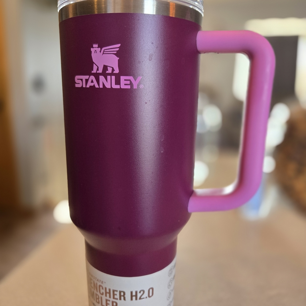 Stanley Deep Purple Travel Mug with Handle - 40 OZ